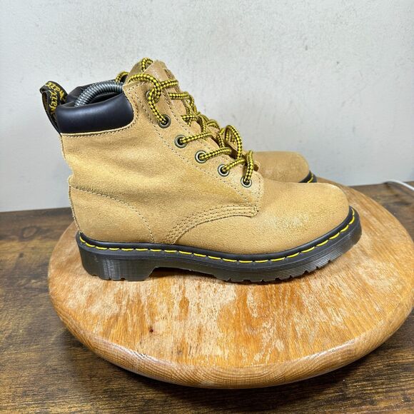 Dr Martens‎ 939 Greasy Suede Tan Boots Women's Size 6 - Picture 1 of 8